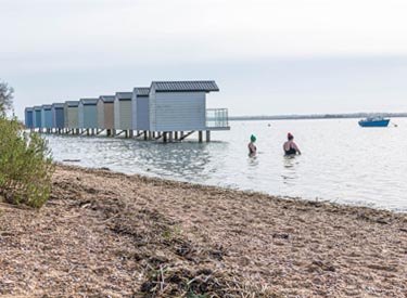 OSEA View Beach Huts Swimmers